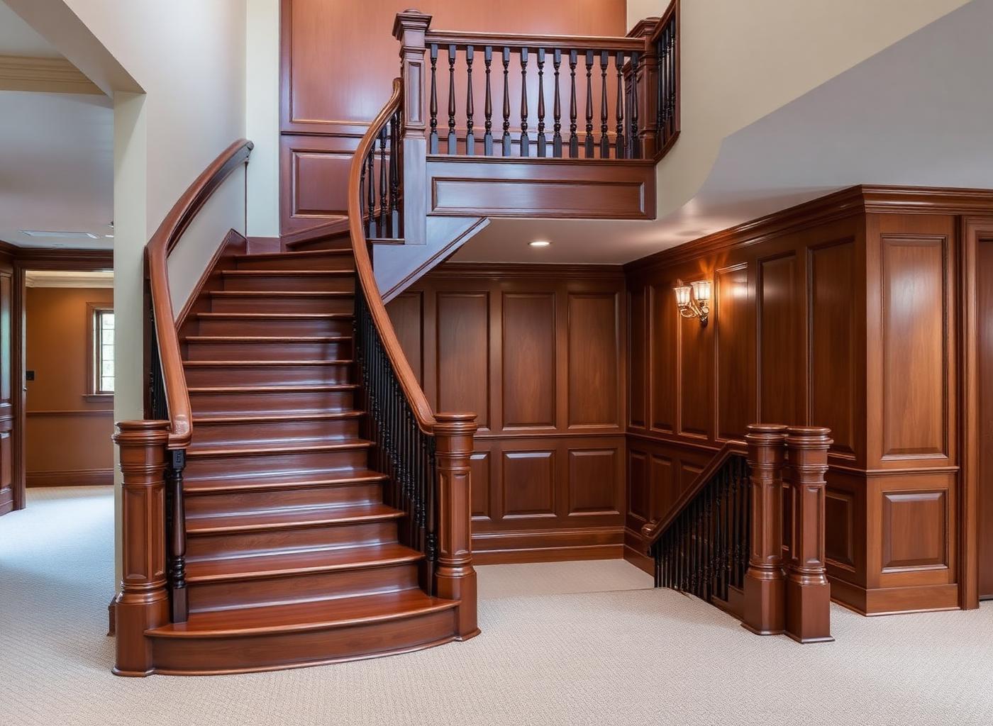Custom Stairway & Landing Renovation
